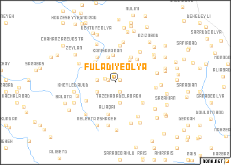 map of Fūlādī-ye ‘Olyā