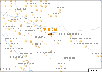 map of Fūlādī