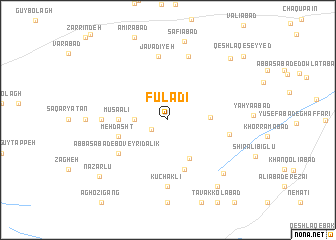 map of Fūlādī