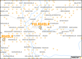 map of Fūlād Kolā