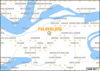 map of Fula Kolong