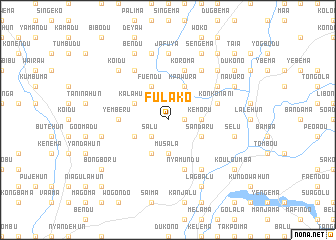 map of Fulako