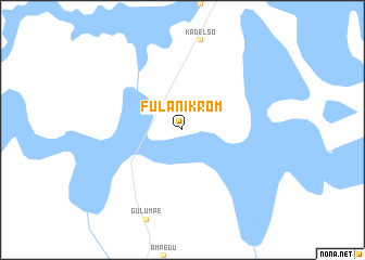 map of Fulanikrom