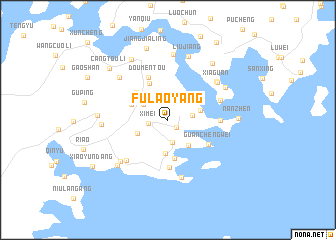 map of Fulaoyang