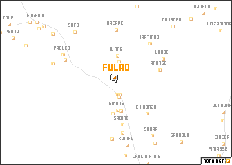 map of Fulão