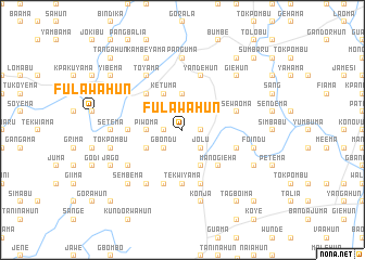 map of Fulawahun