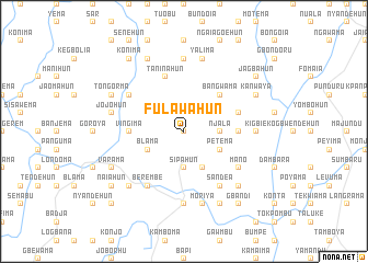 map of Fulawahun