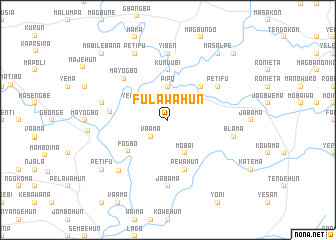 map of Fulawahun