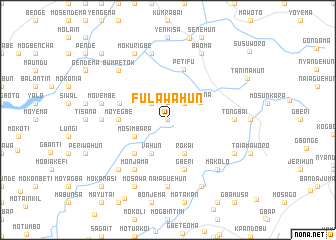 map of Fulawahun