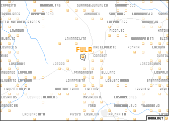 map of Fula