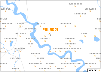 map of Fulbāri