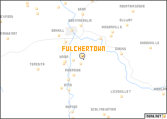 map of Fulchertown