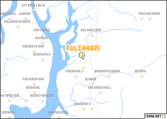 map of Fulchhari