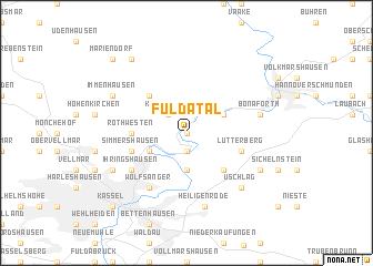map of Fuldatal