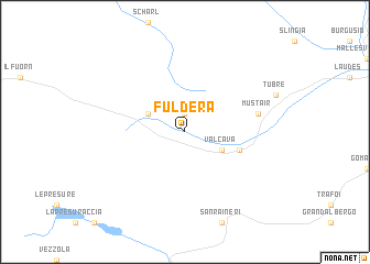 map of Fuldera