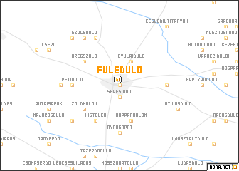 map of Füledůlő