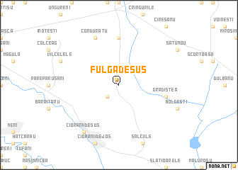 map of Fulga de Sus