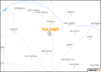 map of Fulgham