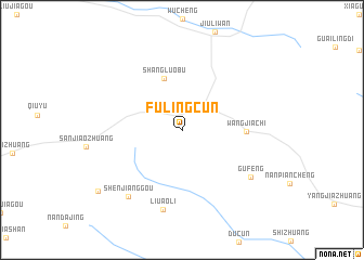 map of Fulingcun