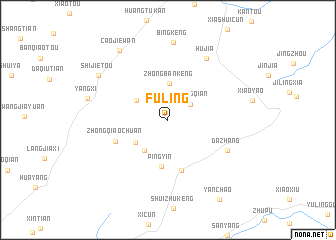 map of Fuling