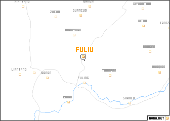 map of Fuliu