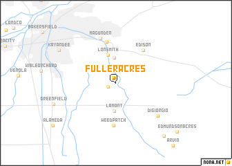 map of Fuller Acres