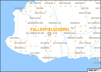 map of Fullerfield Chapel