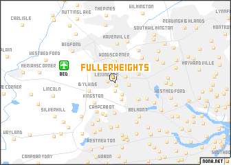 map of Fuller Heights