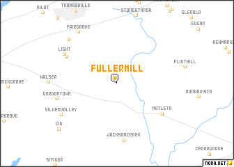 map of Fuller Mill