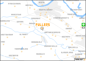 map of Fullers