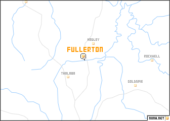 map of Fullerton