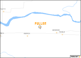 map of Fuller