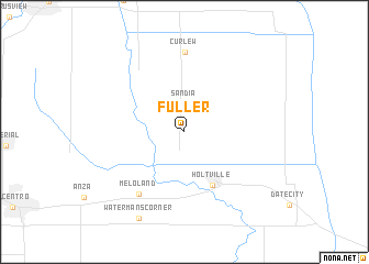 map of Fuller