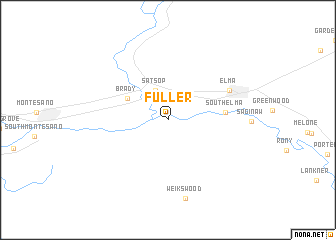 map of Fuller