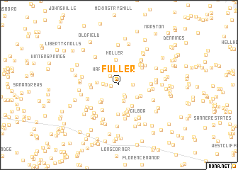 map of Fuller