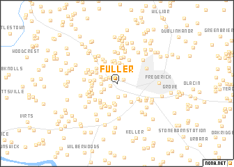 map of Fuller