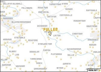 map of Fuller