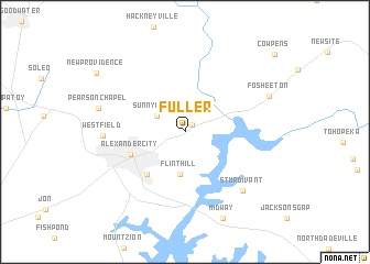 map of Fuller
