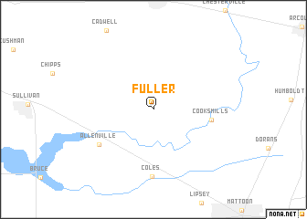 map of Fuller