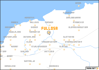 map of Fullösa