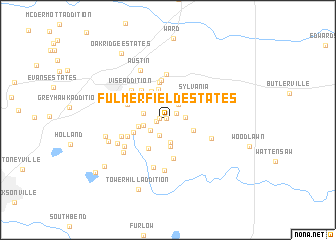 map of Fulmer Field Estates