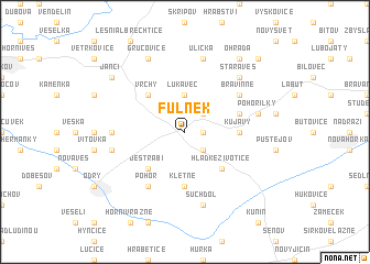 map of Fulnek