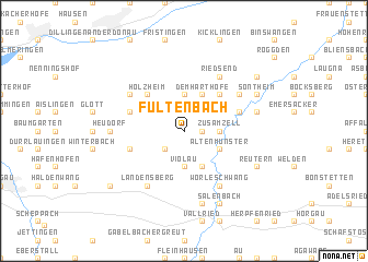 map of Fultenbach