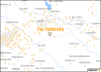 map of Fulton Acres