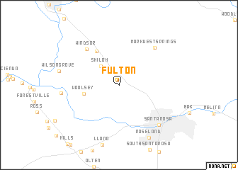 map of Fulton