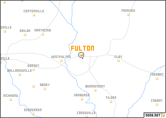 map of Fulton