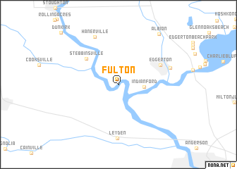 map of Fulton
