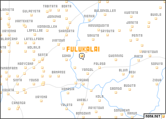 map of Fulukalai