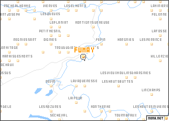 map of Fumay