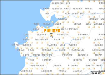 map of Fumiñeo